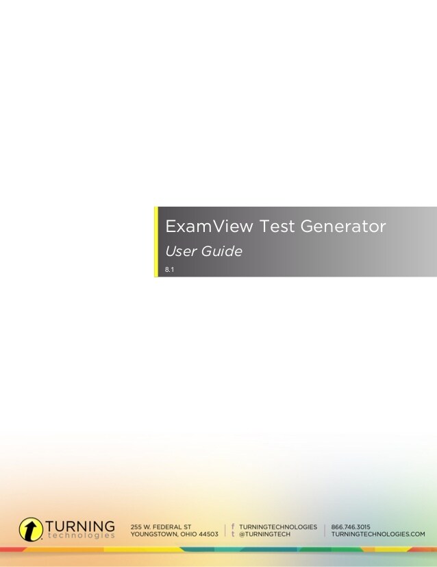 examview test generator for mac free download
